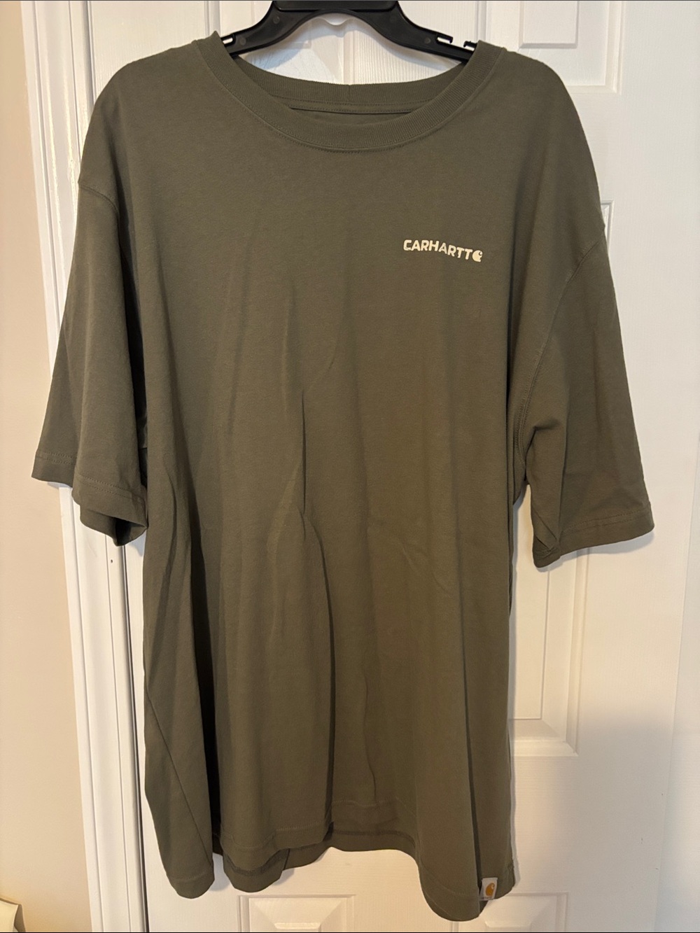 Carhartt Olive Green Short-Sleeve Logo Tee